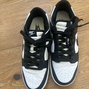 Nike Black and White Low-Top Sneakers